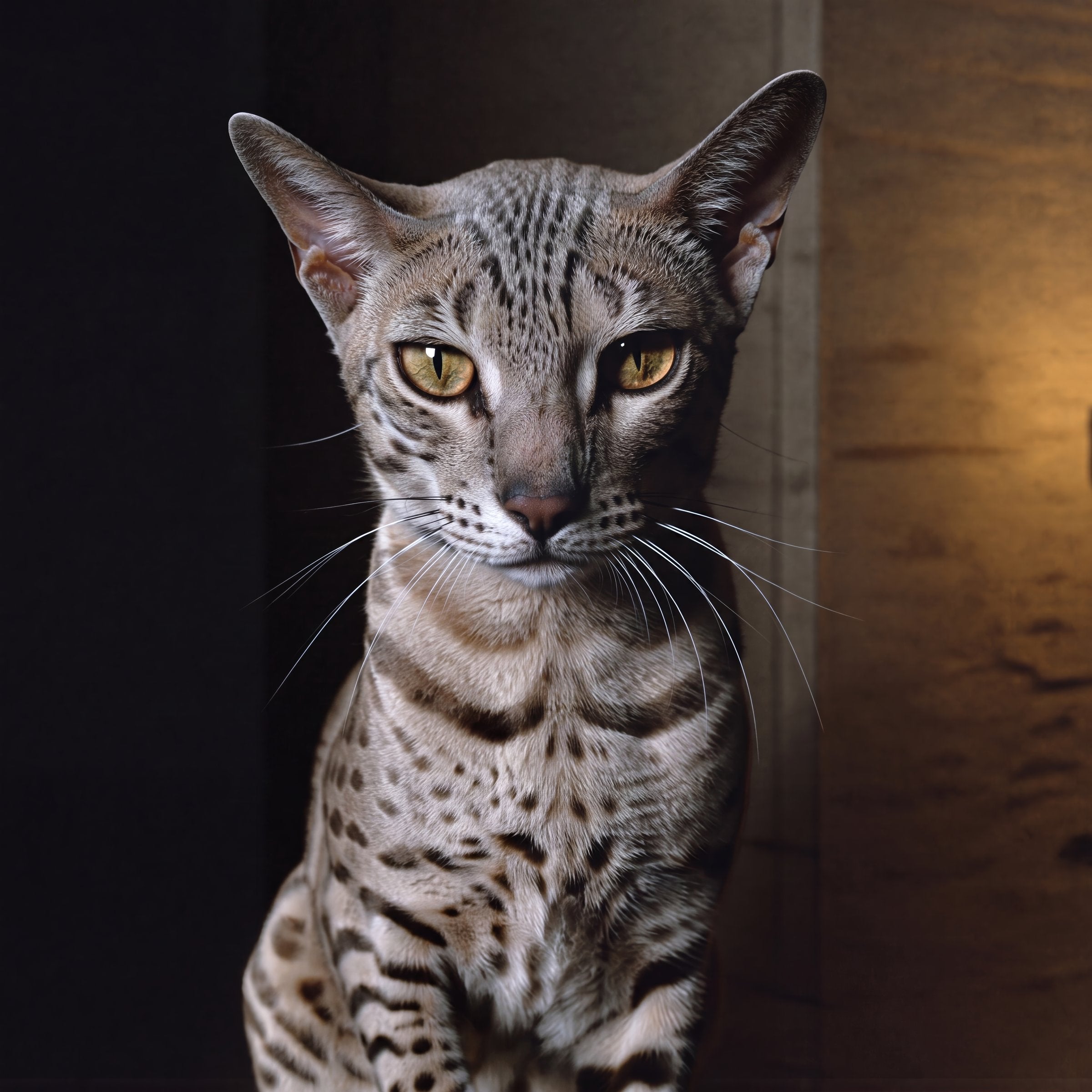 Nefret — Amara's sacred Egyptian Mau companion